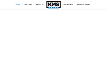 Tablet Screenshot of kmssales.com